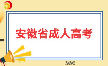 2024年安徽成人高考内容难吗